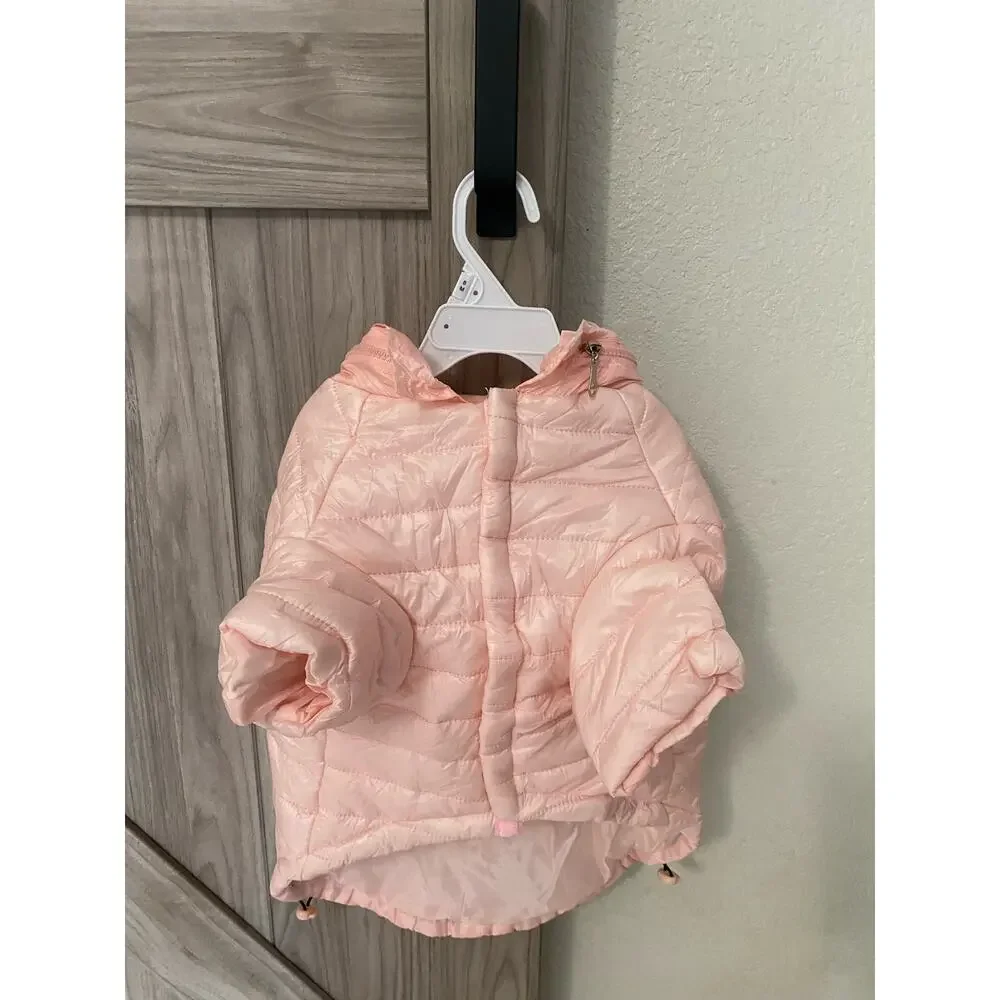 NWT Pet Life “Sporty Avalanche” Light Weatherproof Coat, Pink, Large